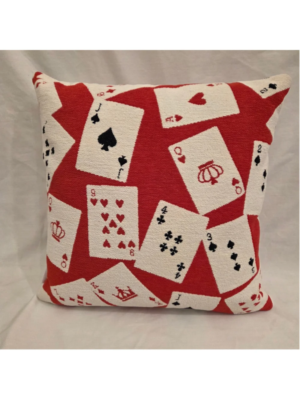 C&C California Home Deck of cards throw pillow 18